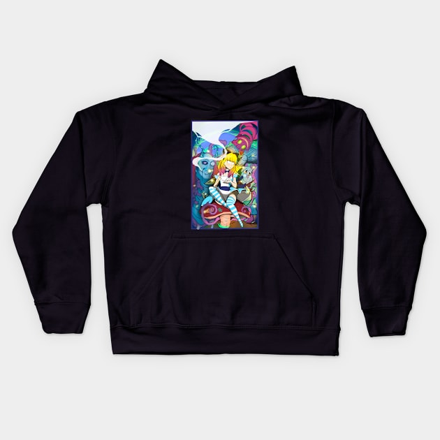 Ask Alice Kids Hoodie by Digital Sake